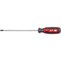 Cabinet Screwdriver, 3/16" Tip, Round, 254 mm L, Cushion Grip Handle Superchem Industries