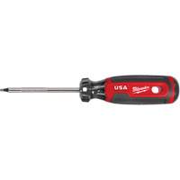Square Screwdriver, #1 Tip, Round, 170 mm L, Cushion Grip Handle Superchem Industries