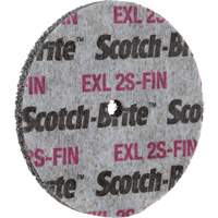 Scotch-Brite EXL Unitized Wheel, 3" x 1/2", 1/4" Arbor Superchem Industries