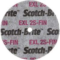 Scotch-Brite EXL Unitized Wheel, 3" x 1/2", 1/4" Arbor Superchem Industries