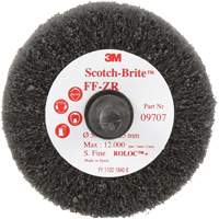 Scotch-Brite Cut & Polish Flap Brush, Aluminum Oxide, Fine Grit, 2" x 1" x 1/4" Superchem Industries