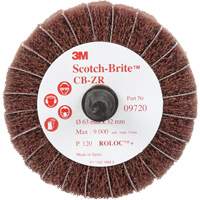 Disque combin&eacute; Scotch-Brite, 2-1/2" dia., Grain 120, Oxyde d'aluminium Superchem Industries