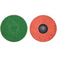 Zirc Plus Quick-Change Cloth Disc, 3" Dia., 120 Grit, Zirconia Alumina Superchem Industries