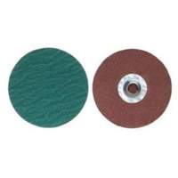 Quick-Change Discs, 3" Dia., 36 Grit, Zirconia Alumina Superchem Industries