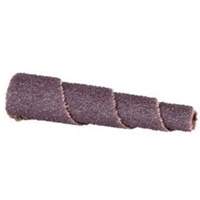 ALO Spiral Cartridge Roll, 100 Grit, 5/8" Dia., Aluminum Oxide, 1-1/2" L, 1/8" Arbor Superchem Industries
