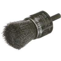 Crimped Wire End Brush, 1", 0.005 Fill Superchem Industries