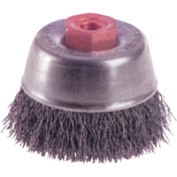 Crimped Wire Cup Brushes - High Speed Small Grinder Superchem Industries