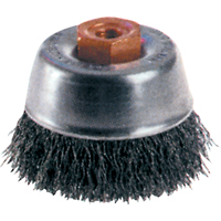 Crimped Wire Cup Brushes - High Speed Small Grinder Superchem Industries