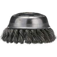 Knotted Cup Brush, 4" Dia. x 5/8"-11 Arbor Superchem Industries