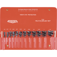 Ensemble de brosses internes &agrave; fils m&eacute;talliques ondul&eacute;s HeliTuf Superchem Industries