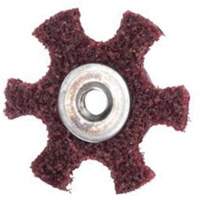 Abrasotex Surface Preparation Star, 4" Dia., Medium Grit, Aluminum Oxide Superchem Industries