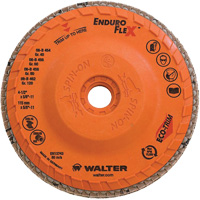 Disque &agrave; lamelles Enduro-Flex, 4-1/2" x 5/8"-11, Type 27, Grain 120, Alumine de zirconium Superchem Industries