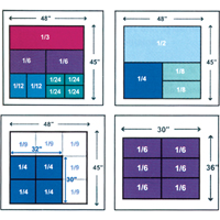Syst&egrave;me de contenants d'exp&eacute;dition 4845 de StakPak Plus, 15" la x 24" p x 14,5" h, Bleu royal Superchem Industries