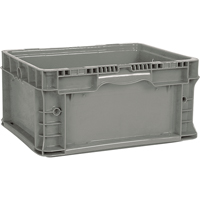 Syst&egrave;me de contenants d'exp&eacute;dition 4845 de StakPak Plus, 7-2/5" la x 12" p x 5" h, Gris Superchem Industries