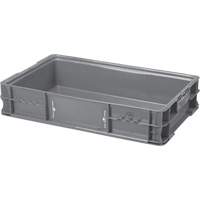 Syst&egrave;me de contenants d'exp&eacute;dition 4845 de StakPak Plus, 15" la x 24" p x 5" h, Gris Superchem Industries