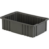 Divider Box, Polyethylene, 16.5" W x 10.9" D x 5" H, Grey Superchem Industries