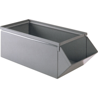 Steel Bin, 100 lbs. Cap., 15" W x 24" D x 11" H, Blue Superchem Industries