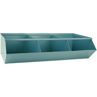 Sectional Bin Units, 100 lbs. Cap., 37" W x 20-1/2" D x 9-1/2" H, Blue Superchem Industries