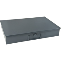 Compartment Steel Scoop Boxes , 18.34" W x 12.16" D x 3.16" H, 6 Horizontal Compartments Superchem Industries