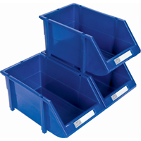Stack & Hang Bin, 4-13/16" W x 3-3/16" H x 7-1/8" D, Blue Superchem Industries