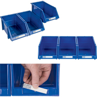Stack & Hang Bin, 7-7/8" W x 7" H x 17-11/16" D, Blue Superchem Industries