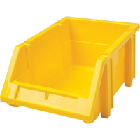 Stack & Hang Bin, 4-13/16" W x 3-3/16" H x 7-1/8" D, Yellow Superchem Industries