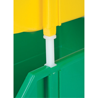 Bac empilable & &agrave; suspendre, 5-7/8" la, 4-11/16" h x 9-13/16" p, Jaune Superchem Industries