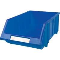 Stack & Hang Bin, 11-13/16" W x 7" H x 17-11/16" D, Blue Superchem Industries