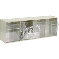 Syst&egrave;me de casiers modulaires Tip-Out, 23-5/8" la x 6-5/8" p x 8-1/8" h, 4 tiroirs Superchem Industries