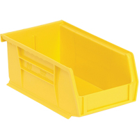 Ultra Stack & Hang Bin, 4-1/8" W x 3" H x 7-3/8" D, Yellow Superchem Industries