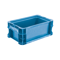Syst&egrave;me de contenants d'exp&eacute;dition 4845 de StakPak Plus, 7,4" la x 12" p x 5" h, Bleu royal Superchem Industries
