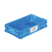 Syst&egrave;me de contenants d'exp&eacute;dition 4845 de StakPak Plus, 15" la x 24" p x 5" h, Bleu royal Superchem Industries