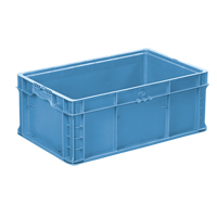 Syst&egrave;me de contenants d'exp&eacute;dition 4845 de StakPak Plus, 15" la x 24" p x 9,5" h, Bleu royal Superchem Industries