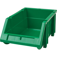 Stack & Hang Bin, 4-13/16" W x 3-3/16" H x 7-1/8" D, Green Superchem Industries