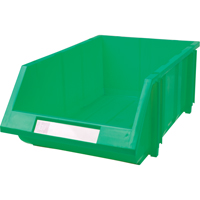 Stack & Hang Bin, 11-13/16" W x 7" H x 17-11/16" D, Green Superchem Industries