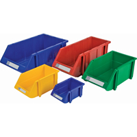 Stack & Hang Bin, 7-7/8" W x 7" H x 17-11/16" D, Red Superchem Industries