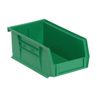 Ultra Stack & Hang Bin, 4-1/8" W x 3" H x 7-3/8" D, Green Superchem Industries