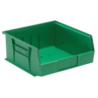 Bacs ultra empilable & suspendable, 11" la, 5" h x 10-7/8" p, Vert Superchem Industries