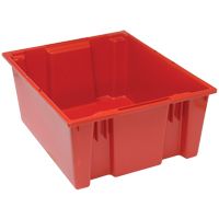 Contenants Stack & Nest, 10" x 23,5" x 19,5", Rouge Superchem Industries