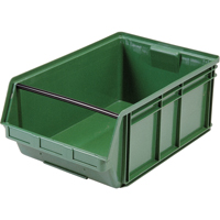 Giant Stacking Containers, 18.375" W x 29" D x 11.875" H, Green Superchem Industries