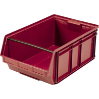 Giant Stacking Containers, 18.375" W x 29" D x 11.875" H, Red Superchem Industries