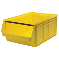 Giant Stacking Containers, 18.375" W x 29" D x 11.875" H, Yellow Superchem Industries