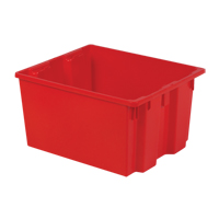 Polylewton Stack-N-Nest&reg; Containers, 13" x 24" x 20", Red Superchem Industries