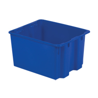 Polylewton Stack-N-Nest&reg; Containers, 12" x 21" x 17", Blue Superchem Industries