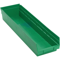 Bacs pour tablette, 6-5/8" la x 4" H x 23-5/8" p, Vert, Capacit&eacute; 50 lb Superchem Industries