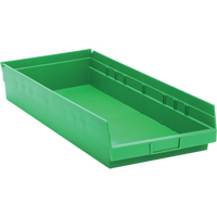 Bacs pour tablette, 11-1/8" la x 4" H x 23-5/8" p, Vert, Capacit&eacute; 50 lb Superchem Industries
