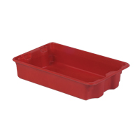 Contenants Stack-N-Nest de Plexton, 14,8" la x 24,3" p x 5,1" h, Rouge Superchem Industries