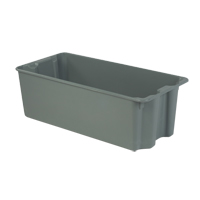 Contenants Stack-N-Nest de Plexton, 20,1" la x 42,5" p x 14,1" h, Gris Superchem Industries