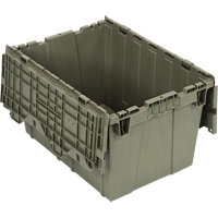 Conteneur &agrave; couvercle attach&eacute;, 12,75" x 19,25" x 15,25", Vert Superchem Industries