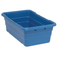 Cross Stack Bins, 16" W x 25.125" D x 8.5" H, Blue Superchem Industries